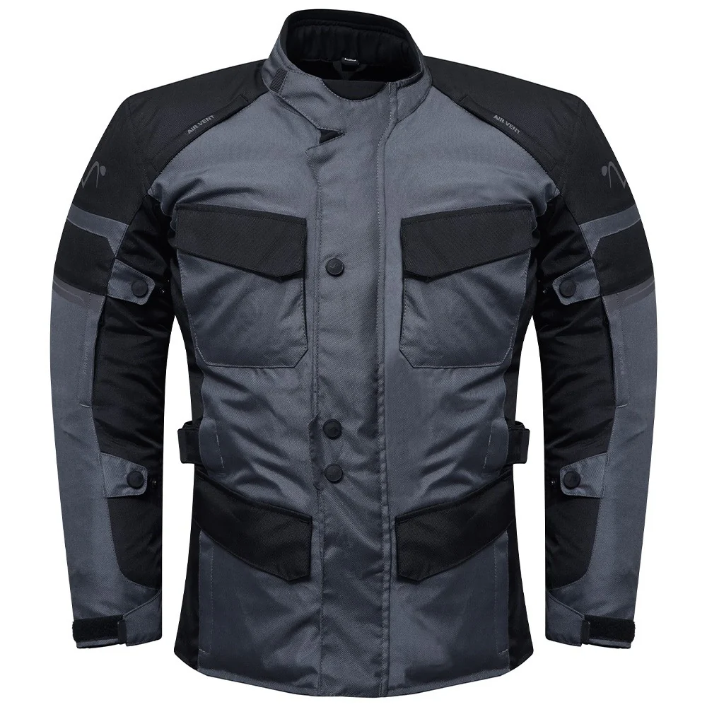 CHAQUETA OUT TRAIL NEGRO / GRIS
