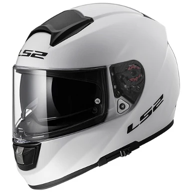 LS2 FF397 V-TECH MONOCOLOR WHITE HELMET