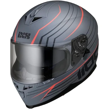 CASCO IXS 1100 2.1 - GRIS / ROJO