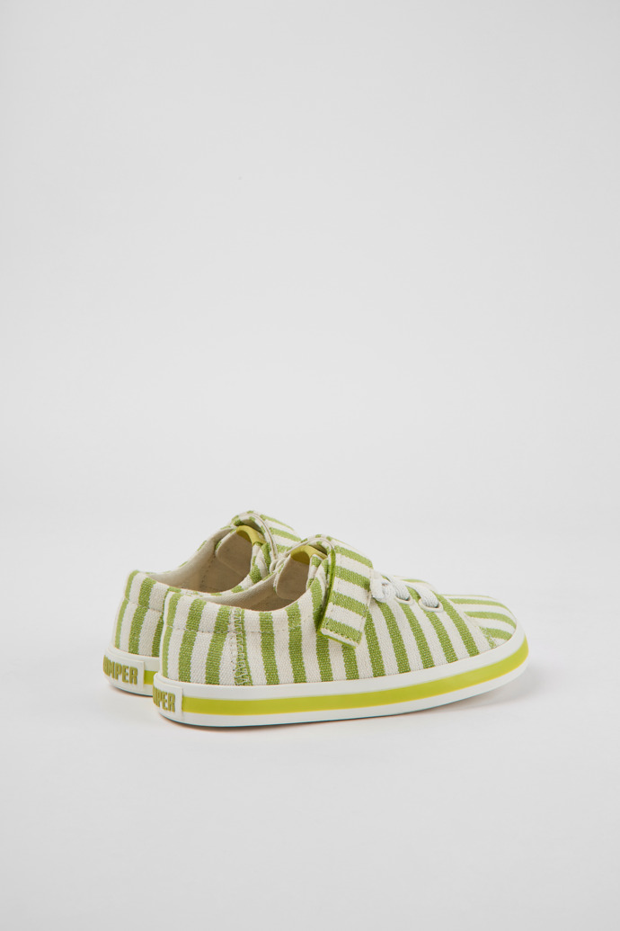 Peu Rambla Striped recycled cotton shoes for boys
