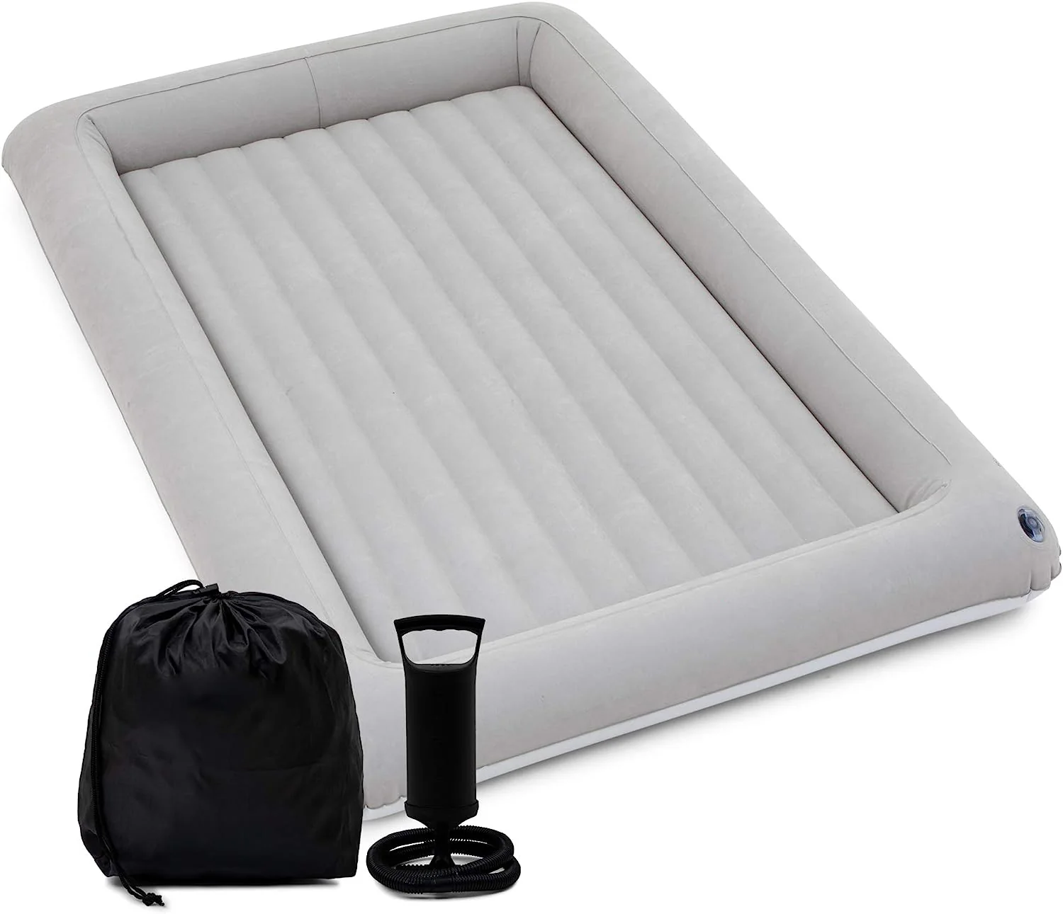 Inflatable Toddler Travel Bed - Air Mattress for Kids - Portable Inflatable Bed for Kids, Lightweight and Durable - Floor Beds and Mattresses for Teens, Durable Travel Accessories for Toddlers