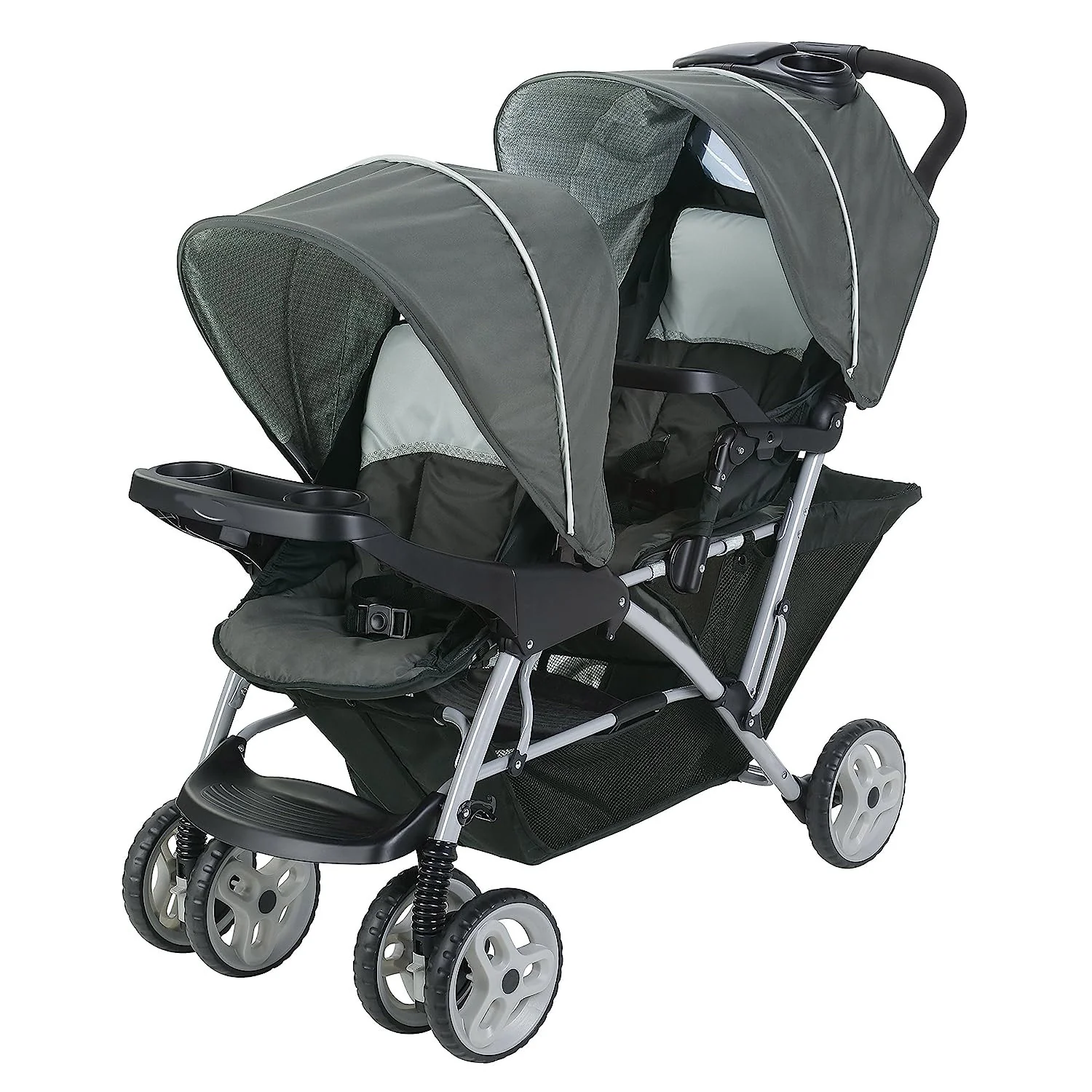 Double Stroller | Light double stroller with tandem seats, Glacier
