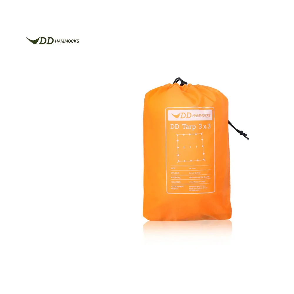 DD hammock tarp 3x3 naranja - Toldo Bushcraft