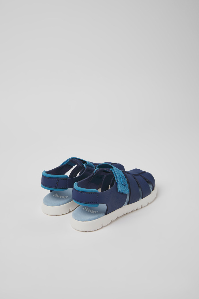 Caterpillar Blue Leather Sandals for Boys