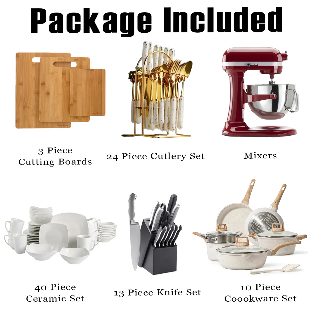 Limited time promotion, 91 piece Kitchen Spree offer to meet all kitchen needs