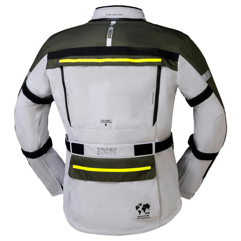 IXS MONTEVIDEO AIR 3.0 SUMMER JACKET - GRAY / GREEN