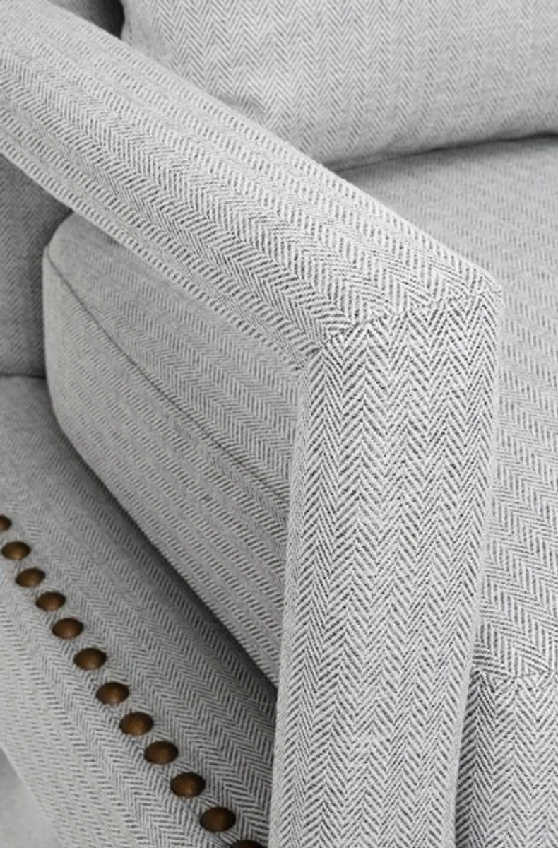 Luxury lounge chair light gray - hotel furniture