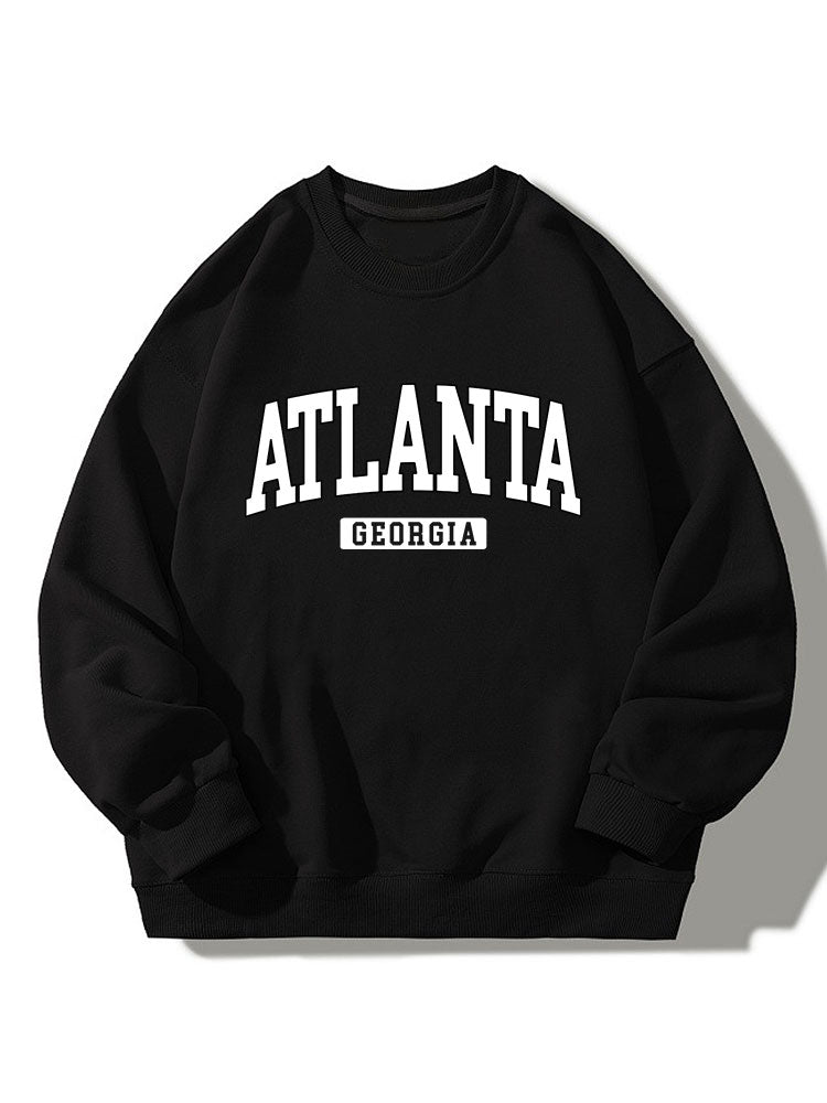 Atlanta Print Relaxed Sweatshirt