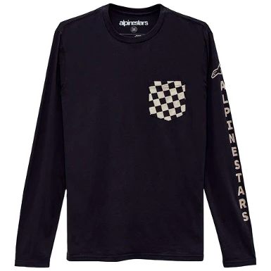CAMISETA ALPINESTARS CHECK LONG SLEEVES NEGRO