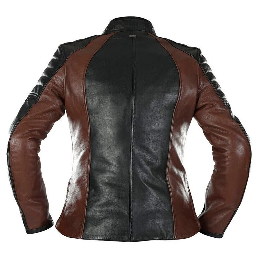 TINA LADY JACKET BLACK / BROWN