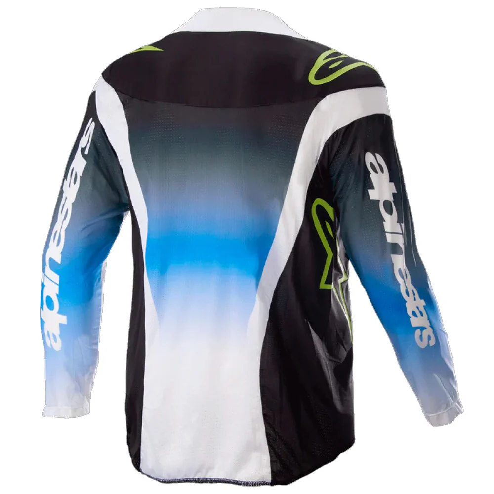 CAMISETA INFANTIL ALPINESTARs YOUTH RACER PUSH - AZUL / BLANCO
