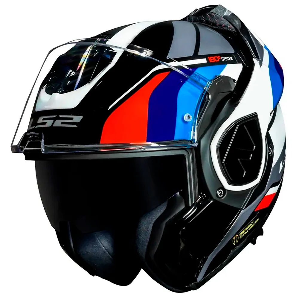 CASCO MODULAR LS2 FF906 ADVANT SPORT NEGRO / AZUL / ROJO