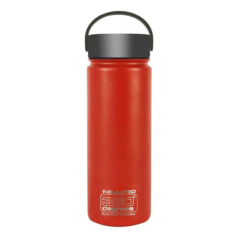 360 Grad Wide Mouth 550 ml red - Thermos bottle