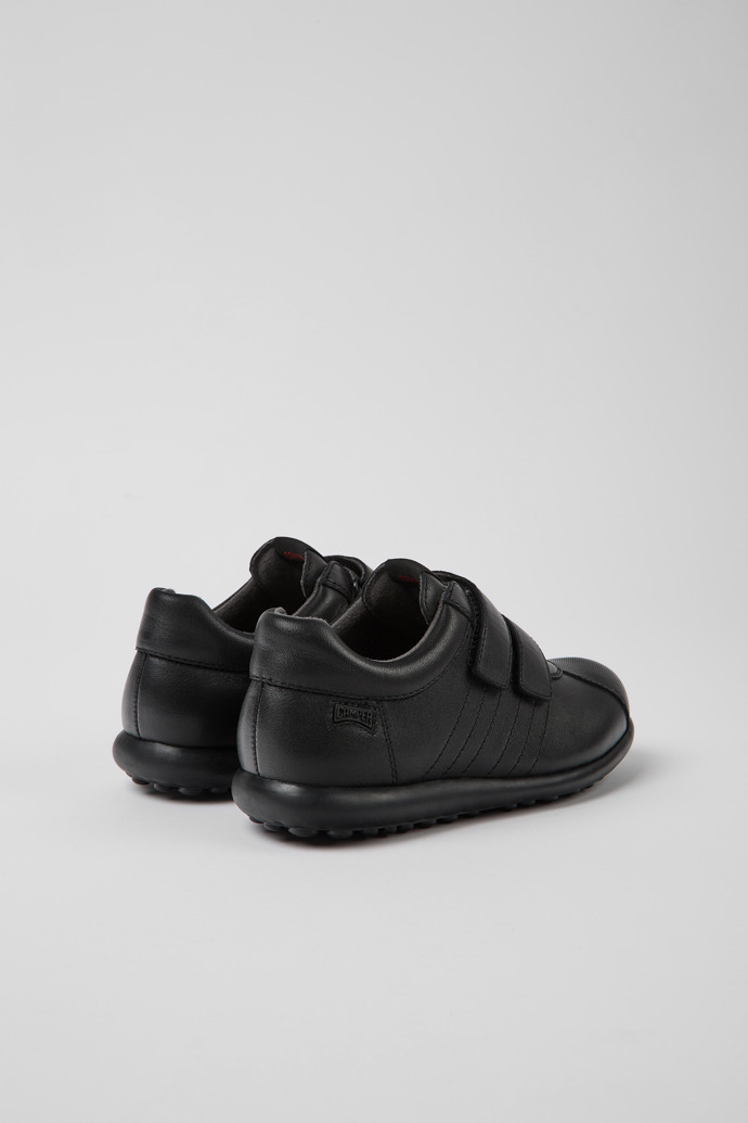 Pelotas Black Leather and Canvas Shoes for Boys