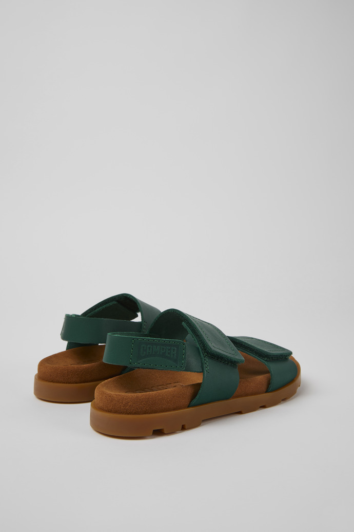 Brutus Sandal Green Leather Sandals for Boys