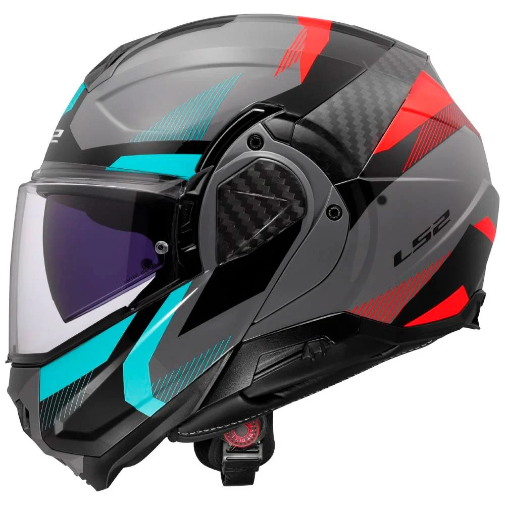 CASCO LS2 FF910 ADVANT II TRIPLE GRIS / AZUL / ROJO