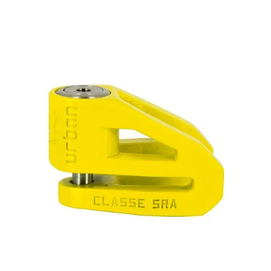 CANDADO DE DISCO URBAN HI-TECH UR210Y 10mm SRA INOX AMARILLO
