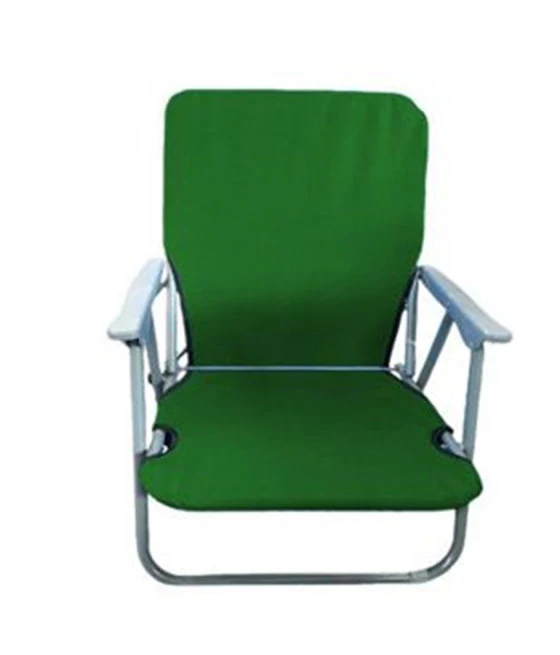 NIEDRIGER RELAX-Klappstrandstuhl mit Oxford-Armlehnen 350012