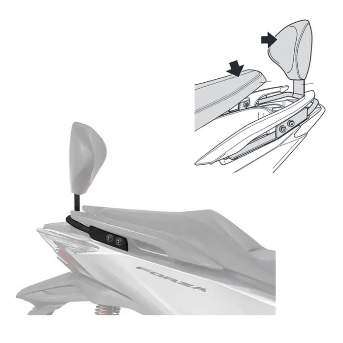 SHAD BACKREST ANCHOR H0FR11RV - HONDA FORZA 125/350 ABS