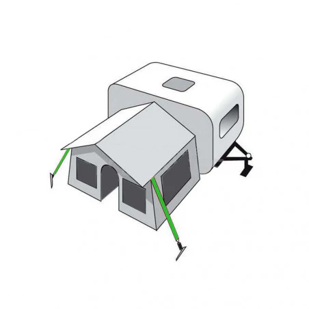 Blow Black Anti-Storm Clip Tensioning Straps