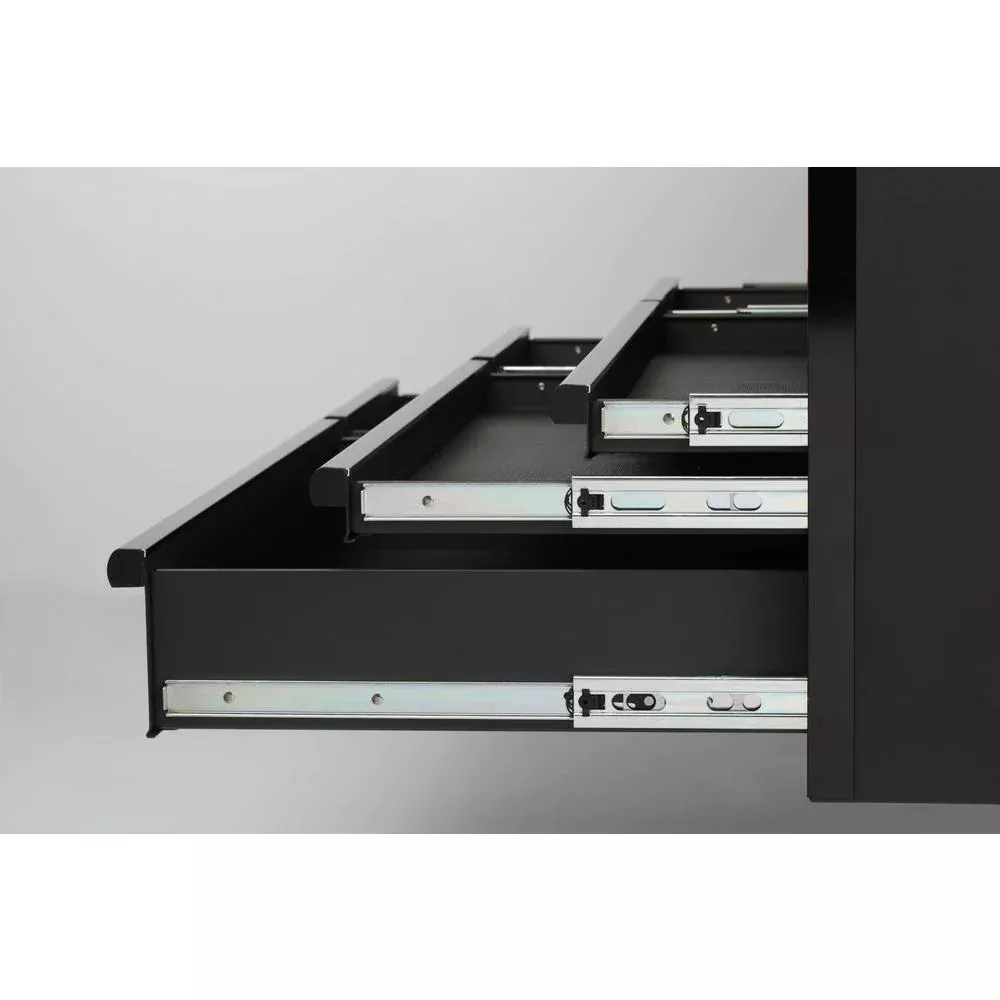 Heavy-Duty 52 in. W 6-Drawer, Deep Tool Chest in Matte Schwarz
