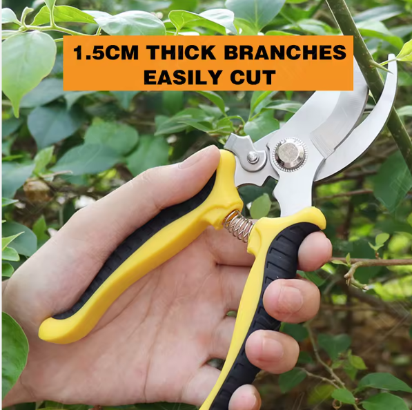 New Design Stainless Steel Labor-Saving Trimming Scissors Tree Branch Garden Scissors Pruner